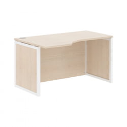 Стол письменный левый КСТЕН-КП КСКПCЕТ 149Х Л Бук Тиара Белый / XTEN-QP XQPCET 149H L