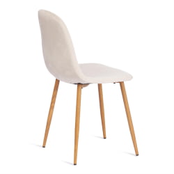 Кухонный стул BREEZE (mod. 4724) вельвет/металл, 44 х 53 х 87 см, Light beige (светло-бежевый) HLR1 / натуральный