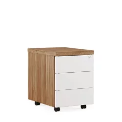 Тумба подкатная с 3 ящиками ZIO28530313 Орех