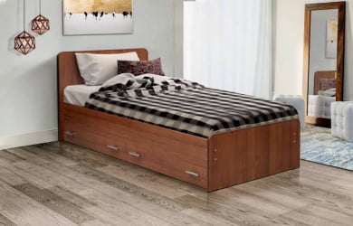 Кровать с ящиками на уголках №5 ЛДСП 700*1900 Венге