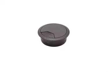 Лючок круглый, пластмассовый CBM33620004 Черный