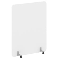 Перегородка на металлических опорах, на роликах Р-лине ДП.Р-140-180 Белый Бриллиант / R-line DP.R-140-180