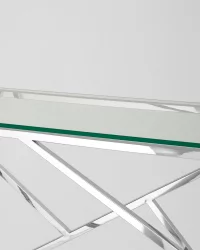 Консоль АРТ ДЕКО 115x30 Серебро