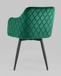 Стул Ника вращающийся велюр Изумрудный