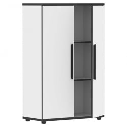 Шкаф с глухими средними дверьми УСТО УМCС 77.1 Белый / USTO UMCS