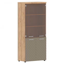 Шкаф комбинированный с топом Torr LUX TLHC 85.2 Дуб Бофорд Капучино