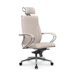 Кресло руководителя Metta L 2c 44C/K116 Infinity Easy Clean (MPES) Комплект 2 Светло-бежевое