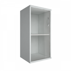 Шкаф низкий узкий левый Riva А.СУ-3.2 Л Белый