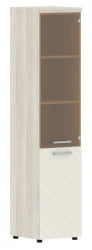 Шкаф колонка комбинированная с топом (правый) Torr LUX TLHC 42.2 R Сосна Эдмонд Латте