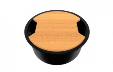 Разделочная доска Kit Kraken LAKE массив бука дерево Ø450*25 78154