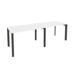 Рабочая станция на П-образном м/к ONIX O.MP-RS-2.2.7 Белый Бриллиант/Антрацит