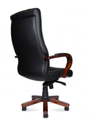 Кресло офисное Боттичелли P2338-L02 leather Черный