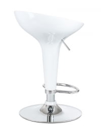 Стул барный ДОБРИН БОМБА (белый) 2 шт / DOBRIN BOMBA