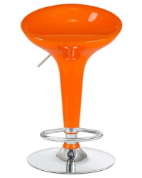 Стул барный ДОБРИН БОМБА (оранжевый) 2 шт / DOBRIN BOMBA