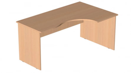 Стол компьютерный угловой Р.СКУ-14 (правый) Дуб Сонома светлый