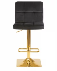 Стул барный DOBRIN GOLDIE черный велюр MJ9-101