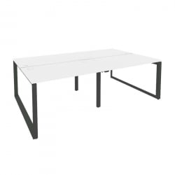 Рабочая станция на О-образном м/к ONIX O.MO-D.RS-4.2.7 Белый Бриллиант/Антрацит