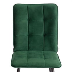 Металлический стул Бари ЛТ, велюр, Дееп Форест (изумруд), 41х55х89 см / Bari LT, Deep Forest