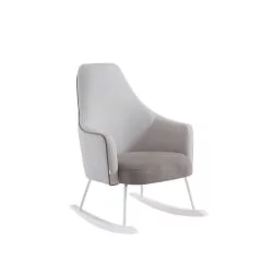 Детское кресло Micuna (Микуна) Wing/Moom white текстиль light grey/dark grey