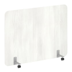 Перегородка на металлических опорах, на роликах R-line DP.R-160-120 Снежная Патина