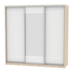 Шкаф-купе Б-230х235х60-1(ДСС-Белый-Д9Д10Д9) / B-230х235х60-1(ДСС-Белый-D9D10D9)