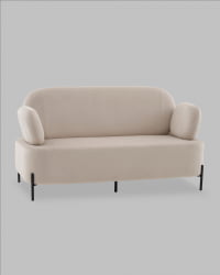 Диван Кэнди 2Д велюр бежевый