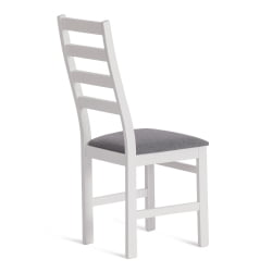 Стул ROSARIO Многослойная фанера, 39 х 39 х 99 см, white, ткань темно-серая (150)