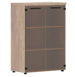 Шкаф со стеклянными дверьми и топом Torr LUX TMC 85.2 Дуб Каньон