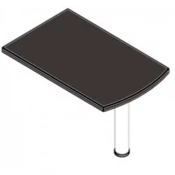 Приставка на опоре В302.1 Венге магия