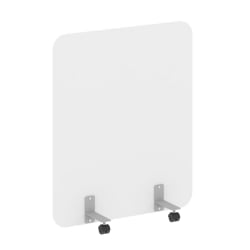 Перегородка на металлических опорах, на роликах R-line  DP.R-100-120 Белый Бриллиант