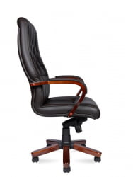 Кресло офисное Боттичелли P2338-L0828 leather Темно-коричневая