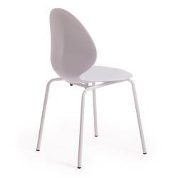 Стул EBAY (mod 03) металл/пластик, 52x46x83.5, белый