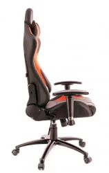 Кресло геймерское Everprof Lotus S2  Экокожа Черный Оранжевый