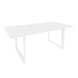 Стол переговорный на О-образном м/к ONIX O.MO-PRG-19 Белый Бриллиант