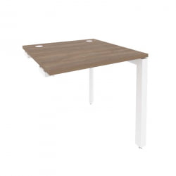 Стол-приставка на П-образном м/к к опорным элементам ОНИКС О.МП-СПР-0.8 Дуб Аризона/Белый / ONIX O.MP-SPR-0.8