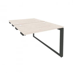 Стол-приставка двойной на О-образном м/к к опорым элем. ONIX O.MO-D.SPR-1.7 Денвер Светлый/Антрацит