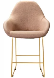 Стул полубарный Kent (ПБ) Браун/Линк Золото