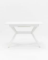 Стол обеденный раскладной Орландо 120-160 Белый