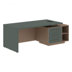 Стол руководителя правый VELION VCT 2190 R Нефрит Кобра