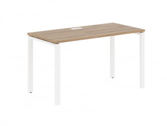 Стол письменный EDIS EUST 1367 Дуб Денвер светлый Белый