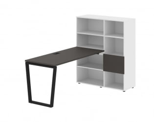 Рабочая станция EDIS EVRST 1115 Мокко Черный Белый