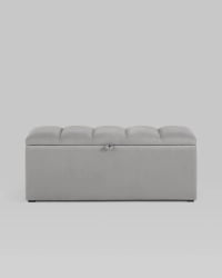 Банкетка Нильсон 2 велюр Серый