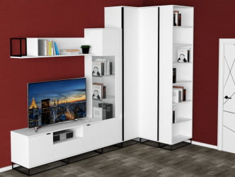 Полка City средняя белый