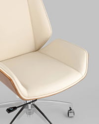 Кресло офисное TopChairs Crown SN экокожа бежевый