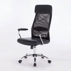 Кресло офисное BRABIX Flight EX-540 экокожа Черный
