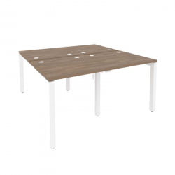 Рабочая станция на П-образном м/к ONIX O.MP-D.RS-4.0.8 Дуб Аризона/Белый