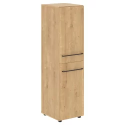 Шкаф колонка с 2-мя глухими малыми дверьми LOFTIS LMC 40.4 Дуб Бофорд