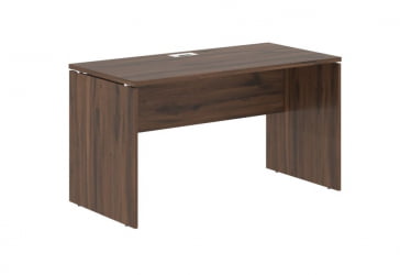 Стол письменный ЕДИС ЕДСТ 1367 Дуб Денвер темный Белый / EDIS EDST