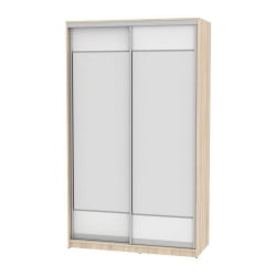 Шкаф-купе B-230х135х60-1(ДСС-Белый-D8D8)