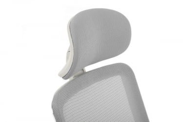 Кресло Work W-218C WHITE Светло-серый